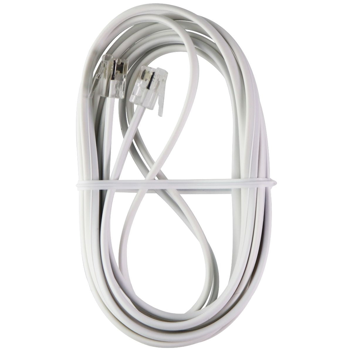 Insignia 7-Foot Line Cord - White (NS-TPLC7) DSL, Phone Cables (RJ-11) Insignia - Simple Cell Bulk Wholesale Pricing - USA Seller