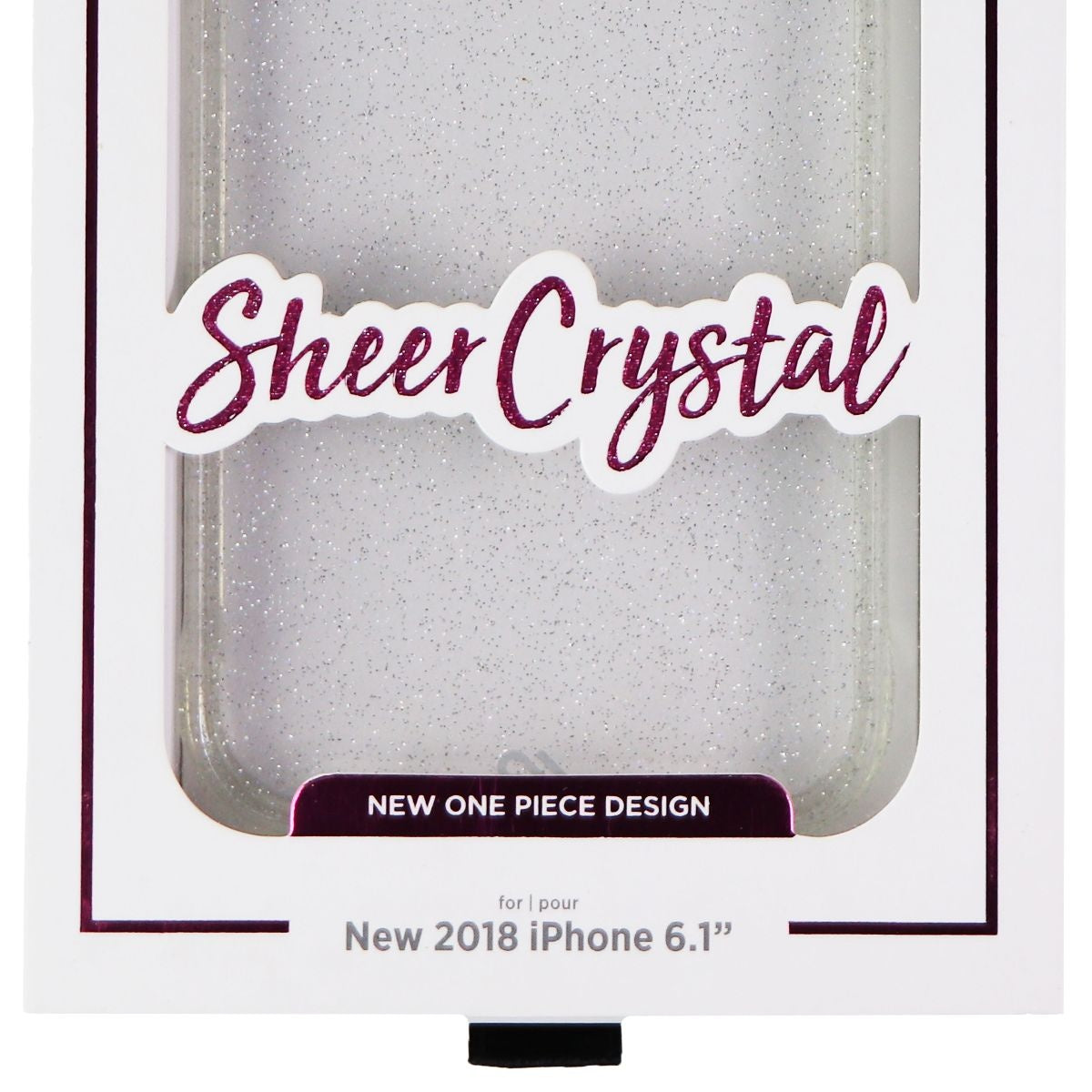 Case-Mate Sheer Crystal Series Hard Case for Apple iPhone XR - Clear/Glitter Cell Phone - Cases, Covers & Skins Case-Mate - Simple Cell Bulk Wholesale Pricing - USA Seller