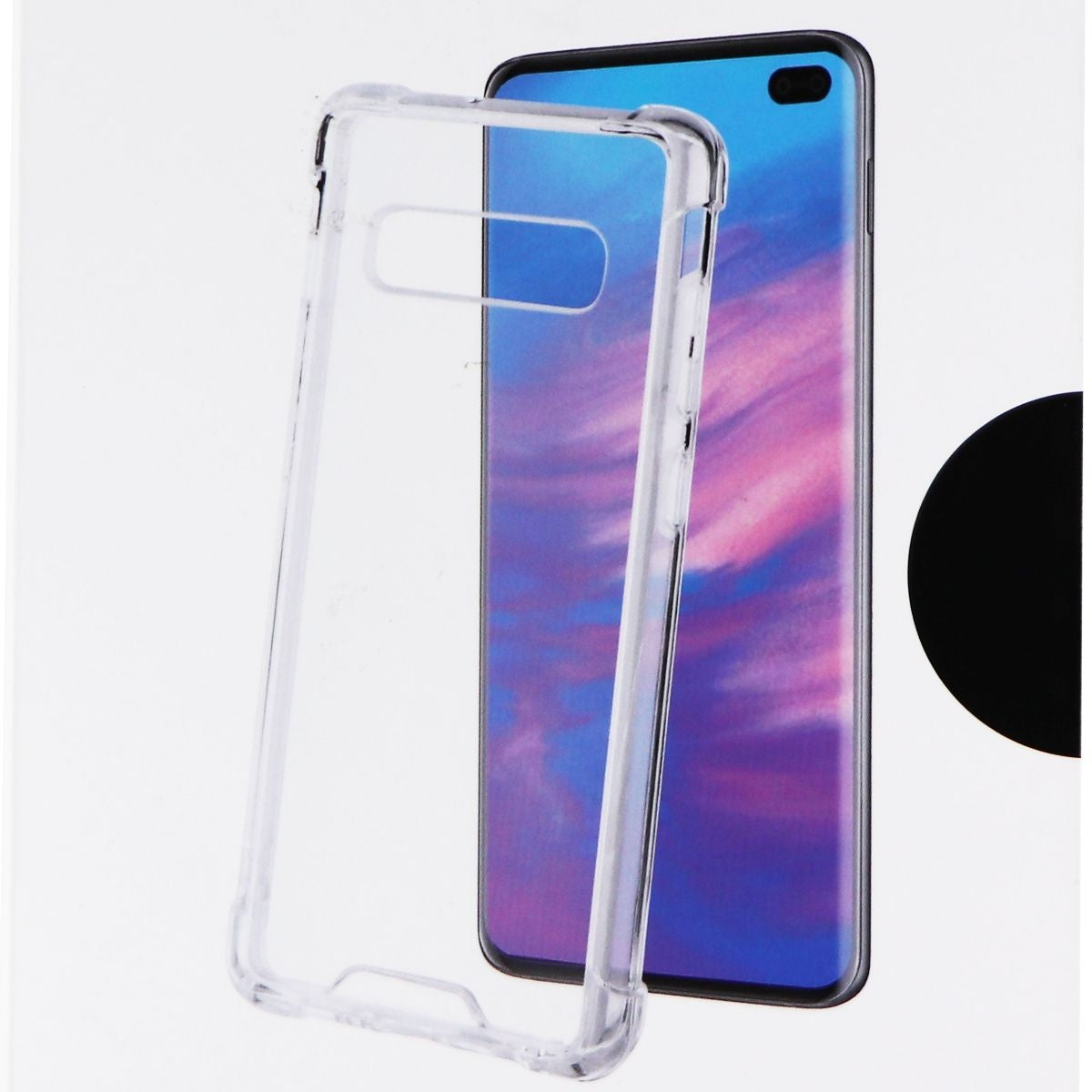 Key Hybrid Hard Case for Samsung Galaxy (S10+) Smartphones - Clear Cell Phone - Cases, Covers & Skins Key - Simple Cell Bulk Wholesale Pricing - USA Seller