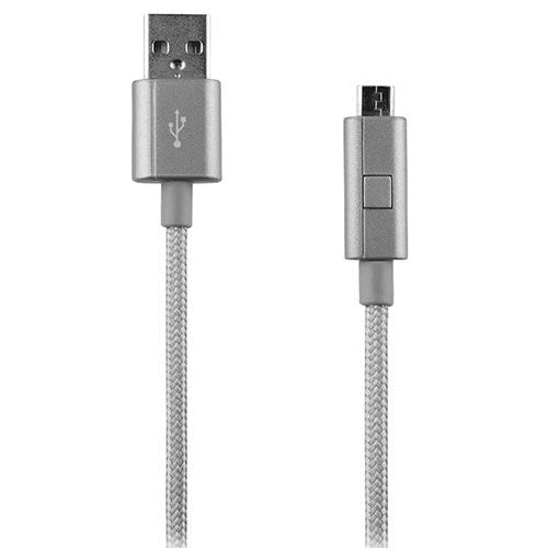 Verizon (CABMICRGRY - M) Charge and Sync Cable for Micro USB Devices - Gray Cell Phone - Cables & Adapters Verizon - Simple Cell Bulk Wholesale Pricing - USA Seller