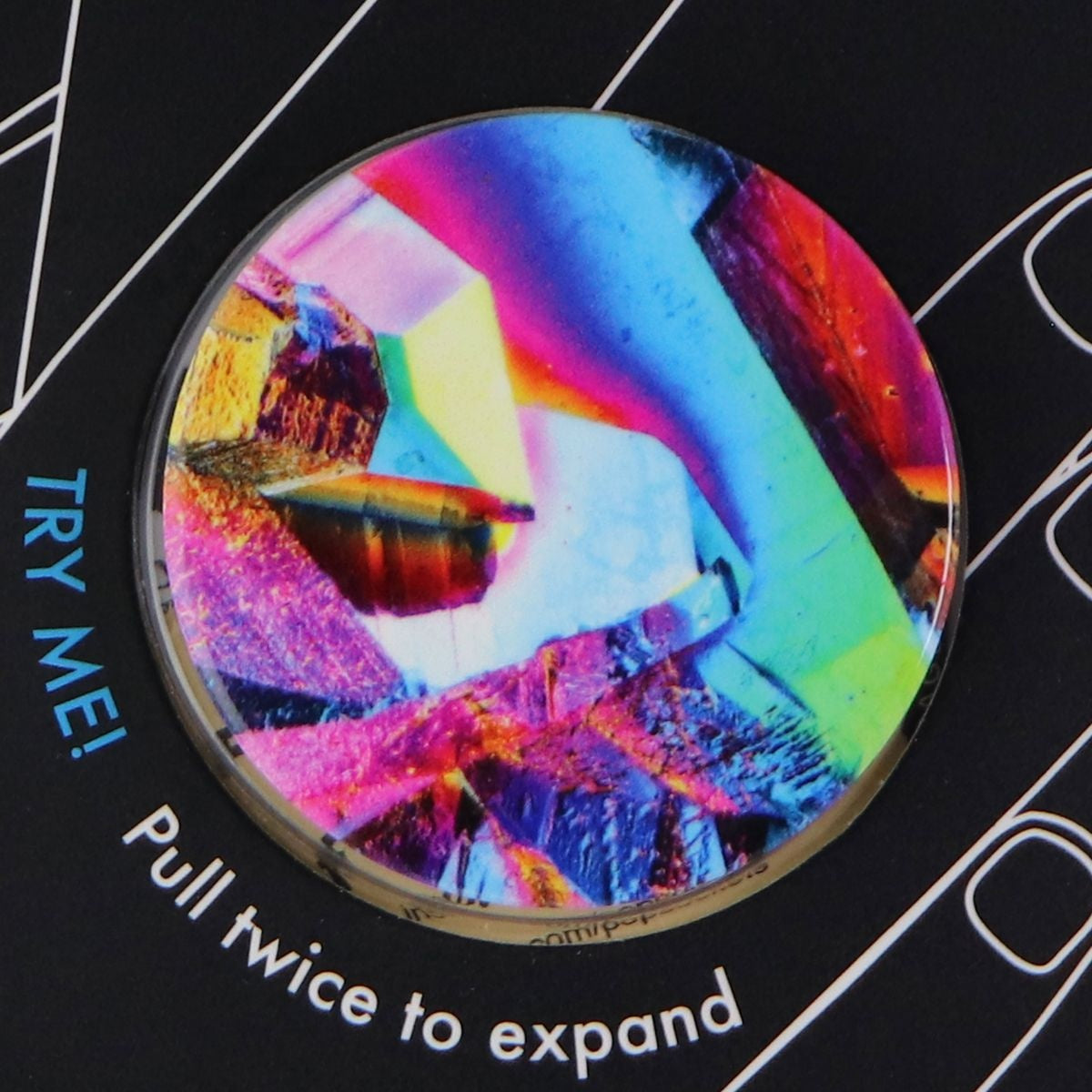 PopSockets Collapsible Grip & Stand for Phones and Tablets - Rainbow Gem Gloss Cell Phone - Mounts & Holders PopSockets - Simple Cell Bulk Wholesale Pricing - USA Seller