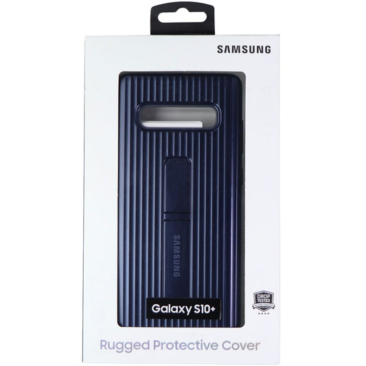 Samsung Rugged Protective Kickstand Cover for Samsung Galaxy (S10+) - Navy Cell Phone - Cases, Covers & Skins Samsung - Simple Cell Bulk Wholesale Pricing - USA Seller