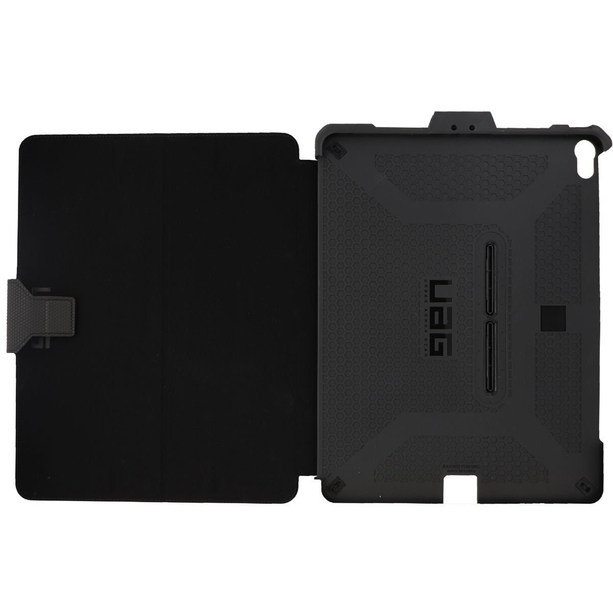 UAG Metropolis Case for iPad Pro (12.9) 3rd Gen - Black w/ Holder on TOP iPad/Tablet Accessories - Cases, Covers, Keyboard Folios Urban Armor Gear - Simple Cell Bulk Wholesale Pricing - USA Seller