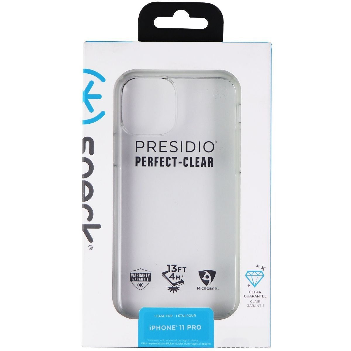 Speck Presidio Perfect-Clear Case for Apple iPhone 11 Pro - Clear (136437-5085) Cell Phone - Cases, Covers & Skins Speck - Simple Cell Bulk Wholesale Pricing - USA Seller