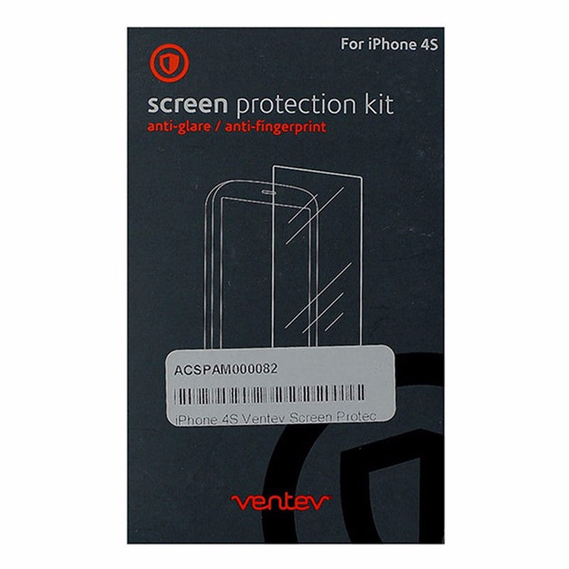 Ventev Screen Protectors for iPhone 4/4s - Retail Packaging - Clear (2 Pack) Cell Phone - Screen Protectors Ventev - Simple Cell Bulk Wholesale Pricing - USA Seller