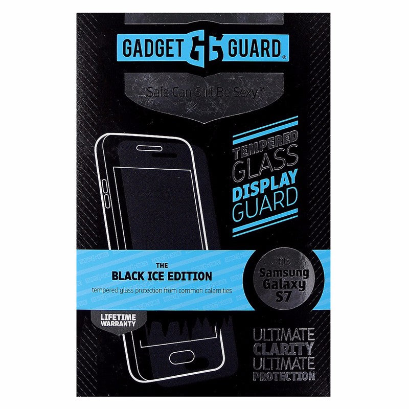 Gadget Guard Black Ice Tempered Glass Screen Protector for Samsung Galaxy S7 Cell Phone - Screen Protectors Gadget Guard - Simple Cell Bulk Wholesale Pricing - USA Seller