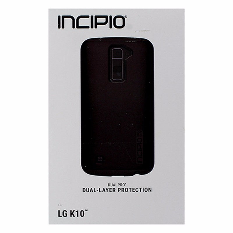 Incipio DualPro Dual Layer Protection Case for LG K10 - Matte Black Cell Phone - Cases, Covers & Skins Incipio - Simple Cell Bulk Wholesale Pricing - USA Seller