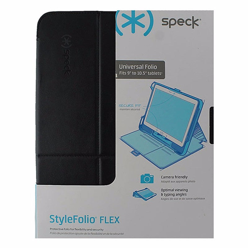 Speck StyleFolio Universal Flex Case for 9 to 10.5 inch Devices - Black iPad/Tablet Accessories - Cases, Covers, Keyboard Folios Speck - Simple Cell Bulk Wholesale Pricing - USA Seller