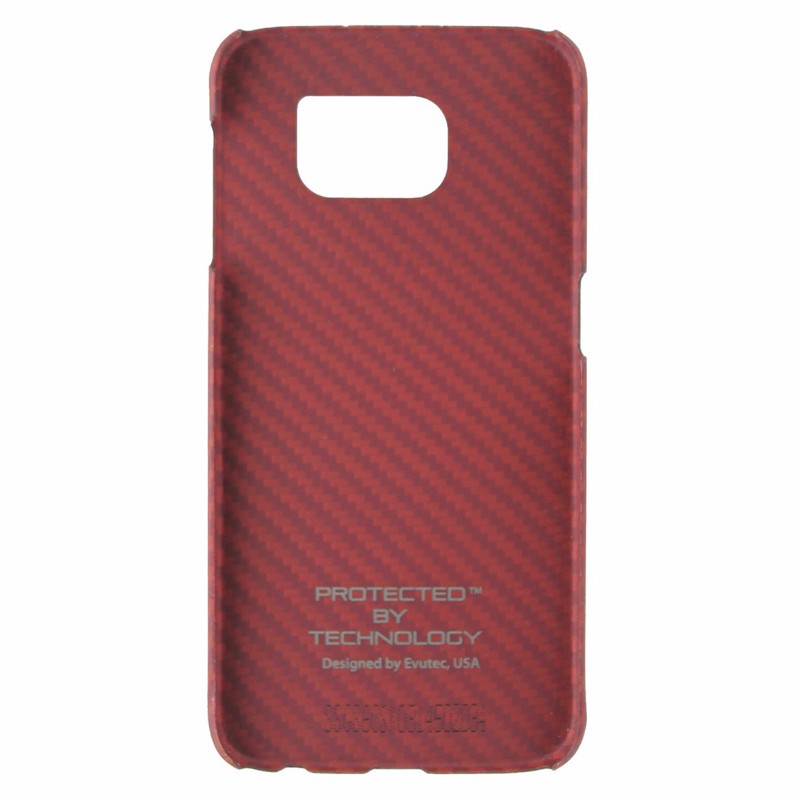 Evutec Karbon S Lorica Series Ultra Thin Shell Case for Galaxy S6 - Red/Orange Cell Phone - Cases, Covers & Skins Evutec - Simple Cell Bulk Wholesale Pricing - USA Seller