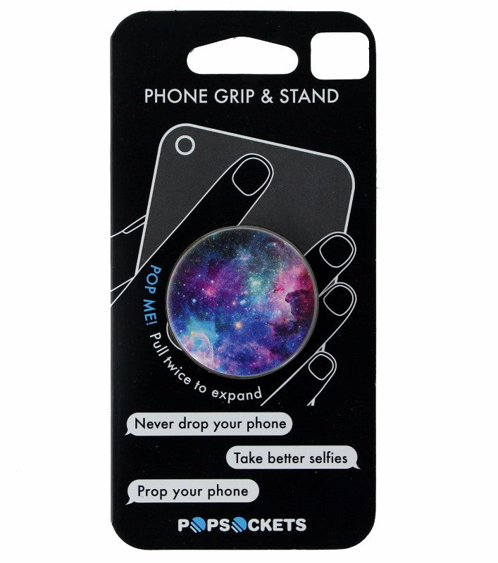 Genuine PopSockets Blue Nebula Expanding Grip and Stand for iPhone 7 S8 Edge G5 Cell Phone - Mounts & Holders PopSockets - Simple Cell Bulk Wholesale Pricing - USA Seller