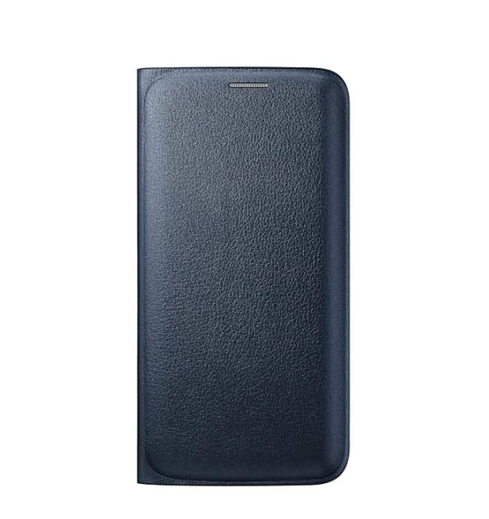 Samsung Wallet Flip Cover Case Samsung Galaxy S6 Edge-Black Sapphire (Dark Blue) Cell Phone - Cases, Covers & Skins Samsung - Simple Cell Bulk Wholesale Pricing - USA Seller