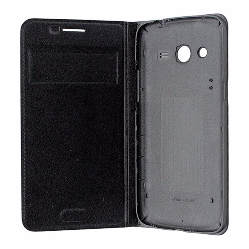 Samsung Flip Cover Case for Samsung Galaxy Core LTE - Black Cell Phone - Cases, Covers & Skins Samsung - Simple Cell Bulk Wholesale Pricing - USA Seller