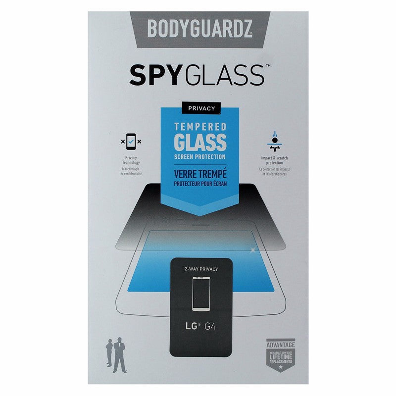 BodyGuardz SpyGlass Series Privacy Tempered Glass for LG G4 - Tinted Cell Phone - Screen Protectors BODYGUARDZ - Simple Cell Bulk Wholesale Pricing - USA Seller