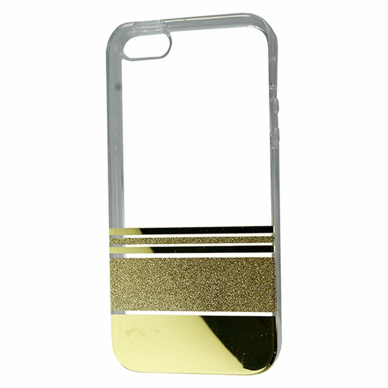Incipio Design Series Hybrid Case for iPhone SE / 5s / 5 - Clear / Gold Stripe Cell Phone - Cases, Covers & Skins Incipio - Simple Cell Bulk Wholesale Pricing - USA Seller
