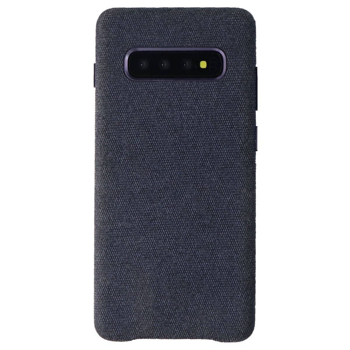 Verizon Hardshell Fabric Phone Case for Samsung Galaxy S10+ (Plus) - Blue Cell Phone - Cases, Covers & Skins Verizon - Simple Cell Bulk Wholesale Pricing - USA Seller