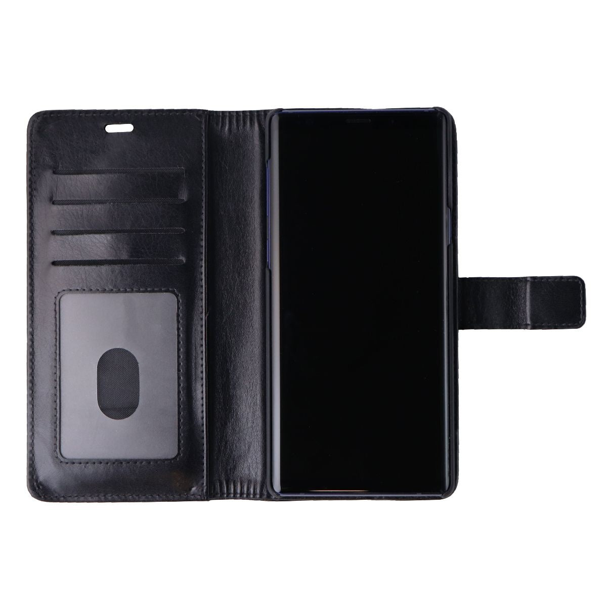 Skech Polo Book Wallet Cover Detachable Case for Samsung Galaxy Note9 - Black Cell Phone - Cases, Covers & Skins Skech - Simple Cell Bulk Wholesale Pricing - USA Seller