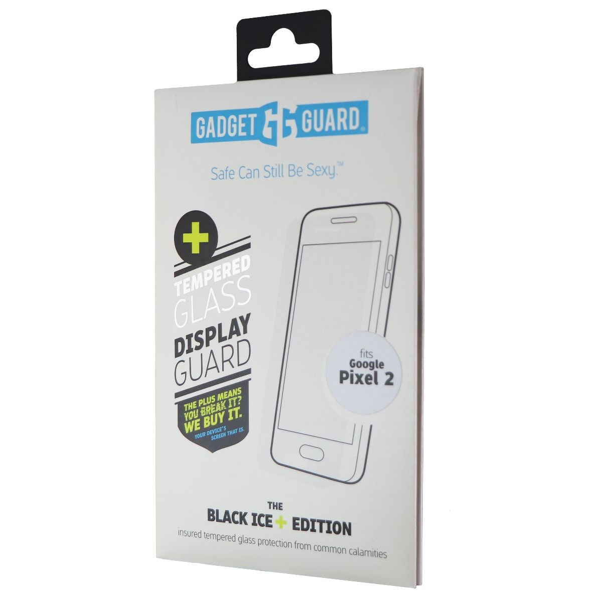 Gadget Guard Black Ice Plus Edition Tempered Glass for Google Pixel 2 - Clear Cell Phone - Screen Protectors Gadget Guard - Simple Cell Bulk Wholesale Pricing - USA Seller