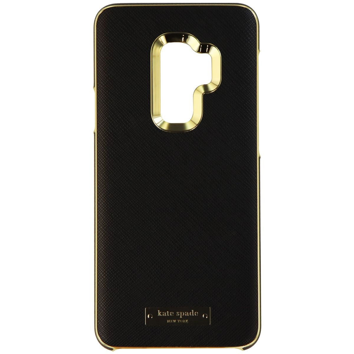 Kate Spade Wrap Series Hard Case for Galaxy S9+ (Plus) - Black Saffiano/Gold Cell Phone - Cases, Covers & Skins Kate Spade - Simple Cell Bulk Wholesale Pricing - USA Seller