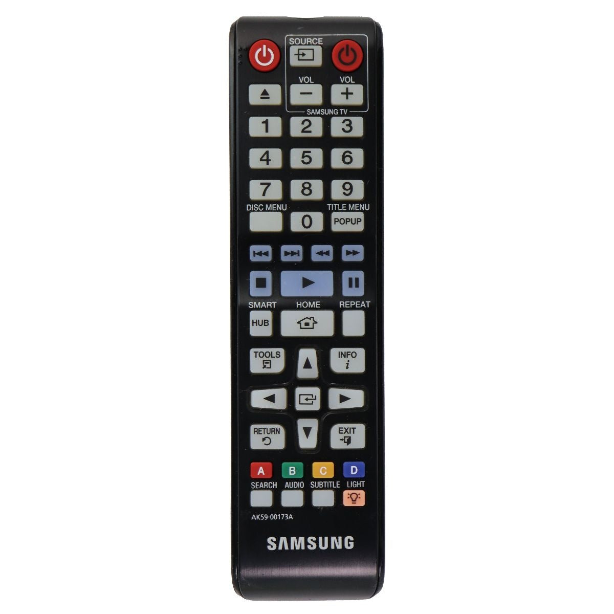 Samsung TV Remote Control - Black (AK59-00173A) TV, Video & Audio Accessories - Remote Controls Samsung - Simple Cell Bulk Wholesale Pricing - USA Seller