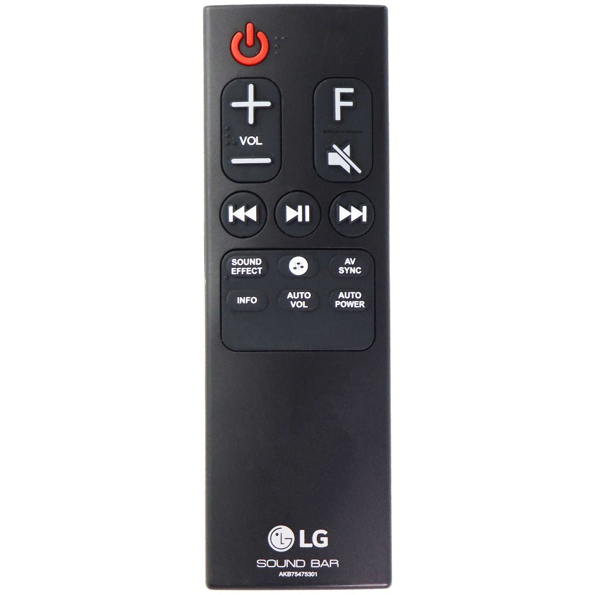 LG Sound Bar OEM Remote Control - Black (AKB75475301) TV, Video & Audio Accessories - Remote Controls LG - Simple Cell Bulk Wholesale Pricing - USA Seller