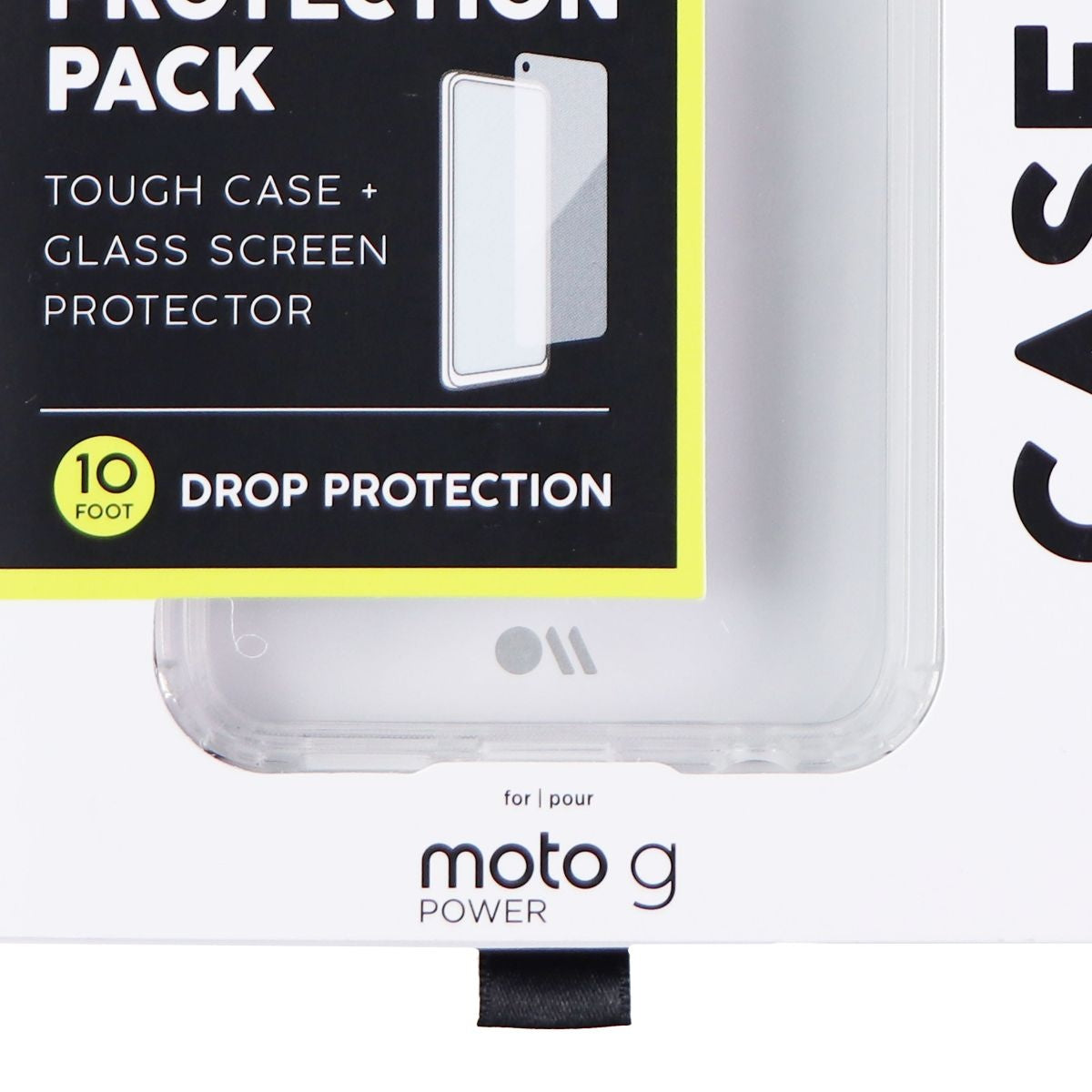 Case-Mate Tough Series Case + Tempered Glass for Motorola Moto G Power - Clear Cell Phone - Cases, Covers & Skins Case-Mate - Simple Cell Bulk Wholesale Pricing - USA Seller