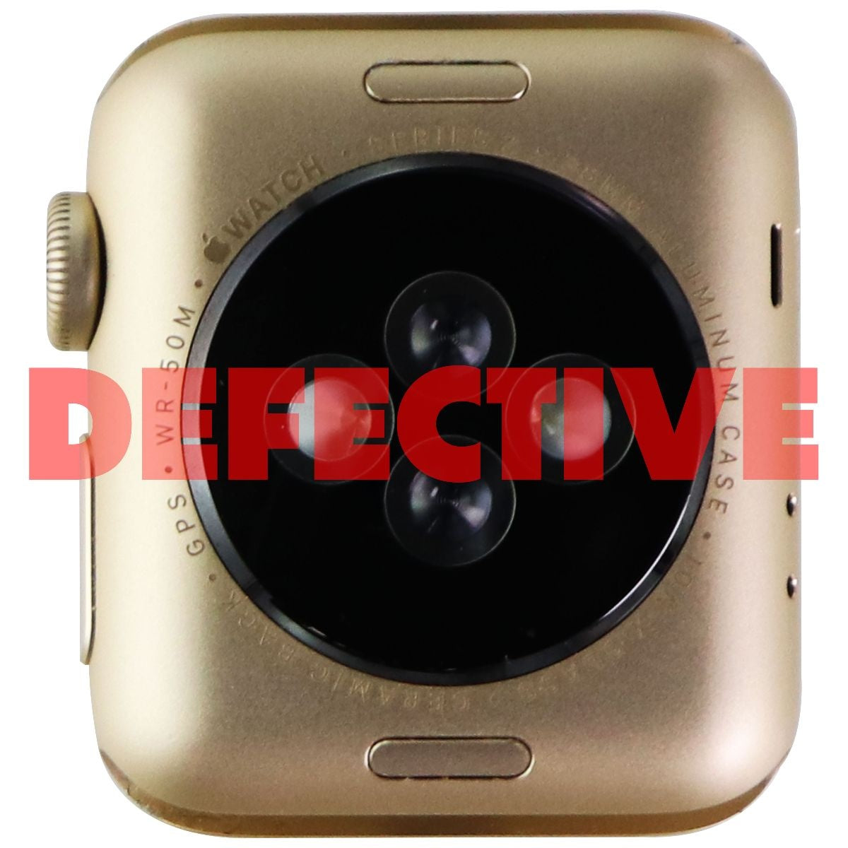 Apple Watch Series 2 (38mm) A1757 (GPS) Gold Aluminum / White Sport Band Smart Watches Apple - Simple Cell Bulk Wholesale Pricing - USA Seller