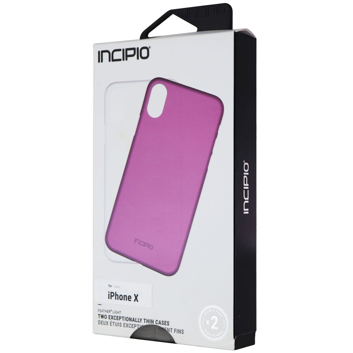 Incipio Feather Light Ultra Slim Case 2-Pack for iPhone Xs/X - Purple & Frost Cell Phone - Cases, Covers & Skins Incipio - Simple Cell Bulk Wholesale Pricing - USA Seller