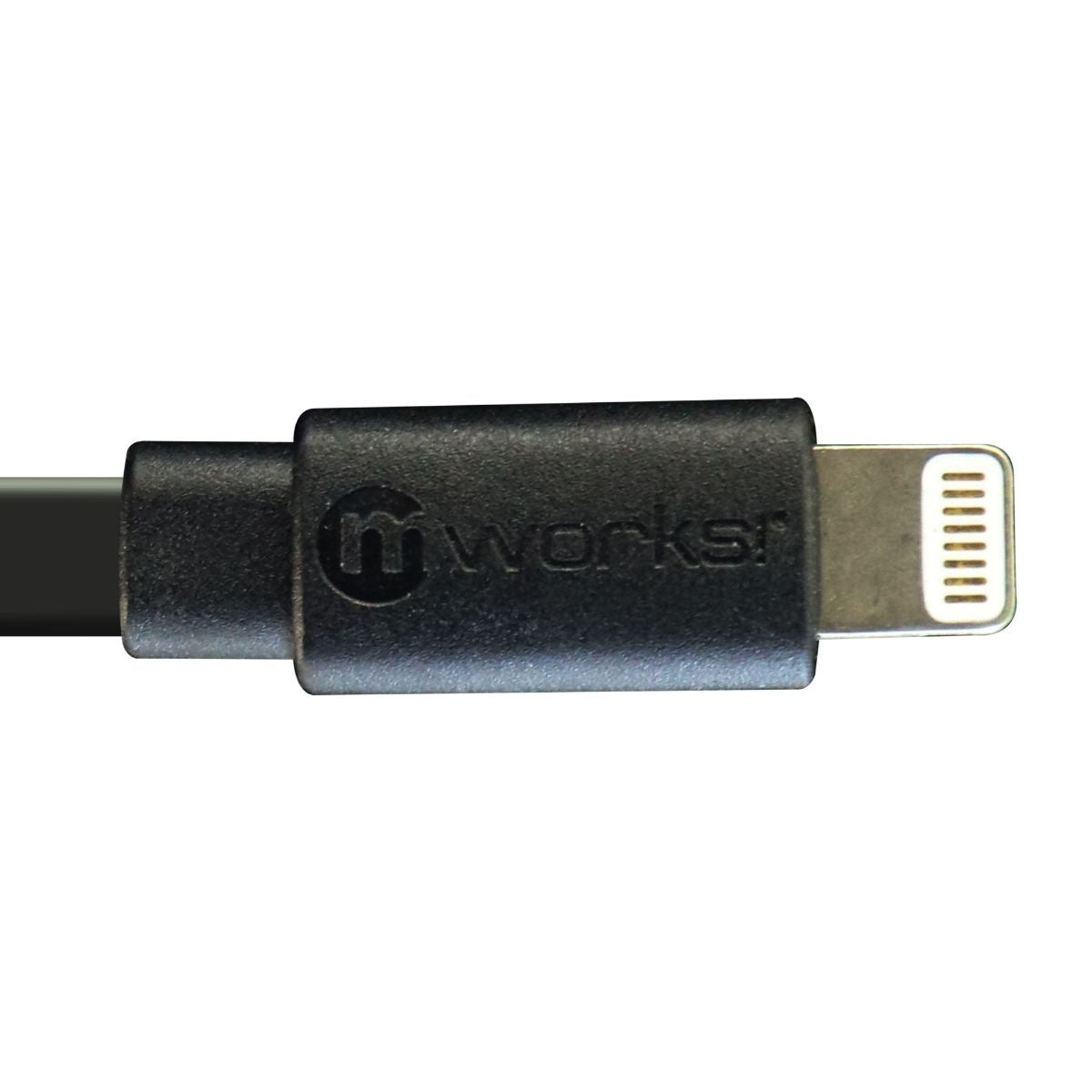 mWorks! (6-Foot) USB to 8-Pin Charge and Sync Cable - Black Cell Phone - Cables & Adapters mWorks! - Simple Cell Bulk Wholesale Pricing - USA Seller