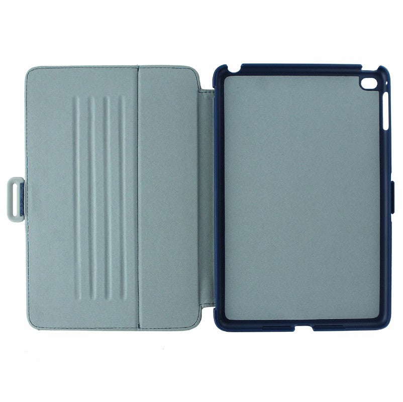 Speck StyleFolio Case Cover and Stand iPad mini 4 - Deep Sea Blue / Nickel Grey iPad/Tablet Accessories - Cases, Covers, Keyboard Folios Speck - Simple Cell Bulk Wholesale Pricing - USA Seller