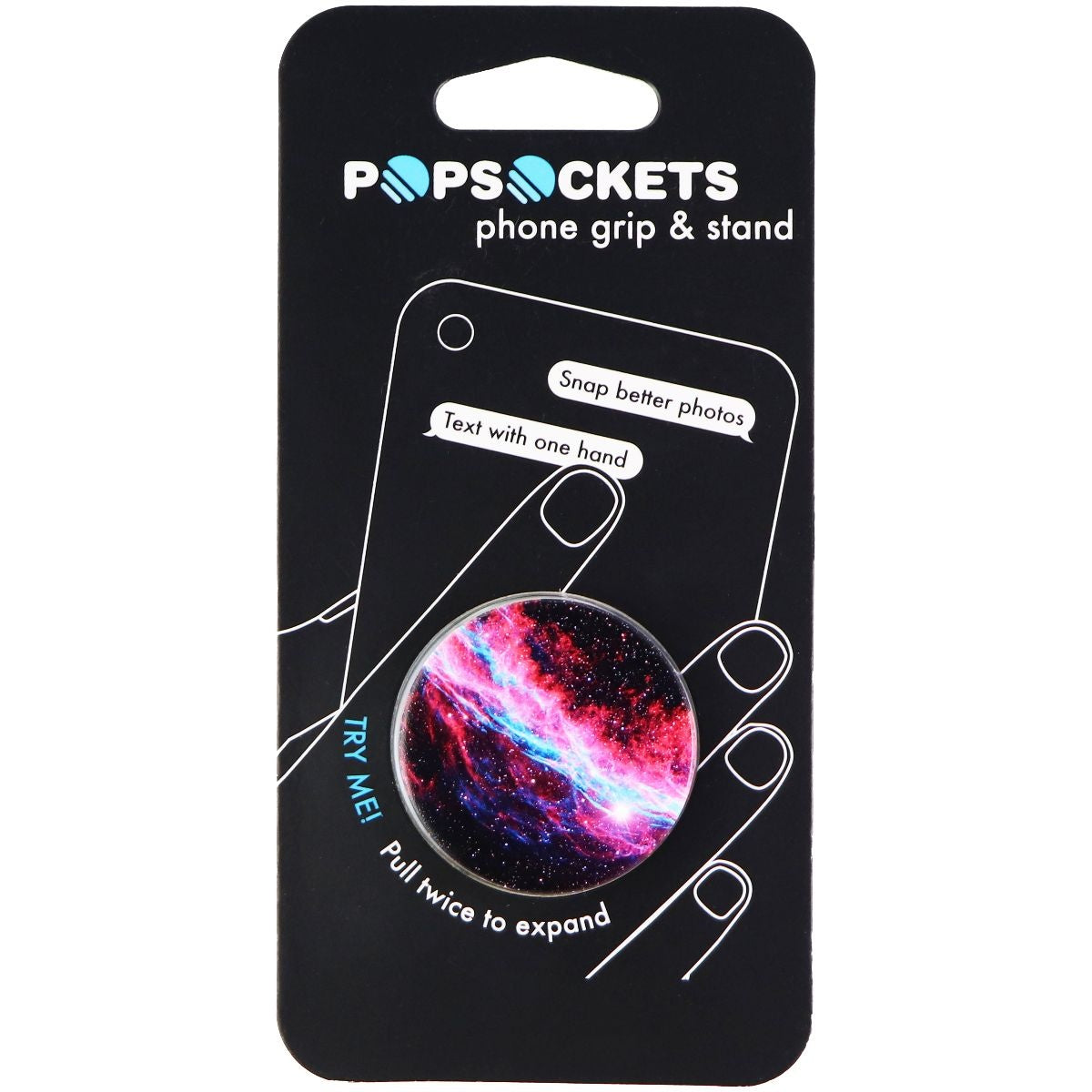 PopSockets (707427) Collapsible Grip & Stand for Phones and Tablets -Veil Nebula Cell Phone - Mounts & Holders PopSockets - Simple Cell Bulk Wholesale Pricing - USA Seller