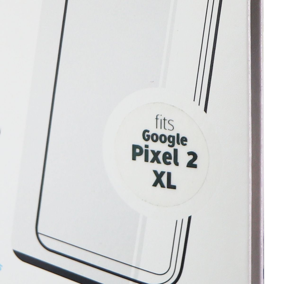 Gadget Guard (Black Ice+) Cornice Glass for Google Pixel 2 XL - Clear/Black Cell Phone - Screen Protectors Gadget Guard - Simple Cell Bulk Wholesale Pricing - USA Seller