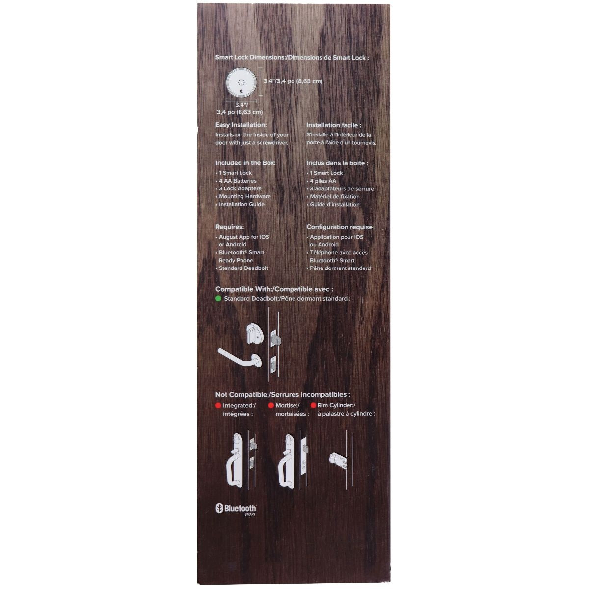 August Smart Lock 2nd Generation - HomeKit Enabled - Silver (AUG-SL02-M02-S02) Home Improvement - Other Home Improvement August - Simple Cell Bulk Wholesale Pricing - USA Seller