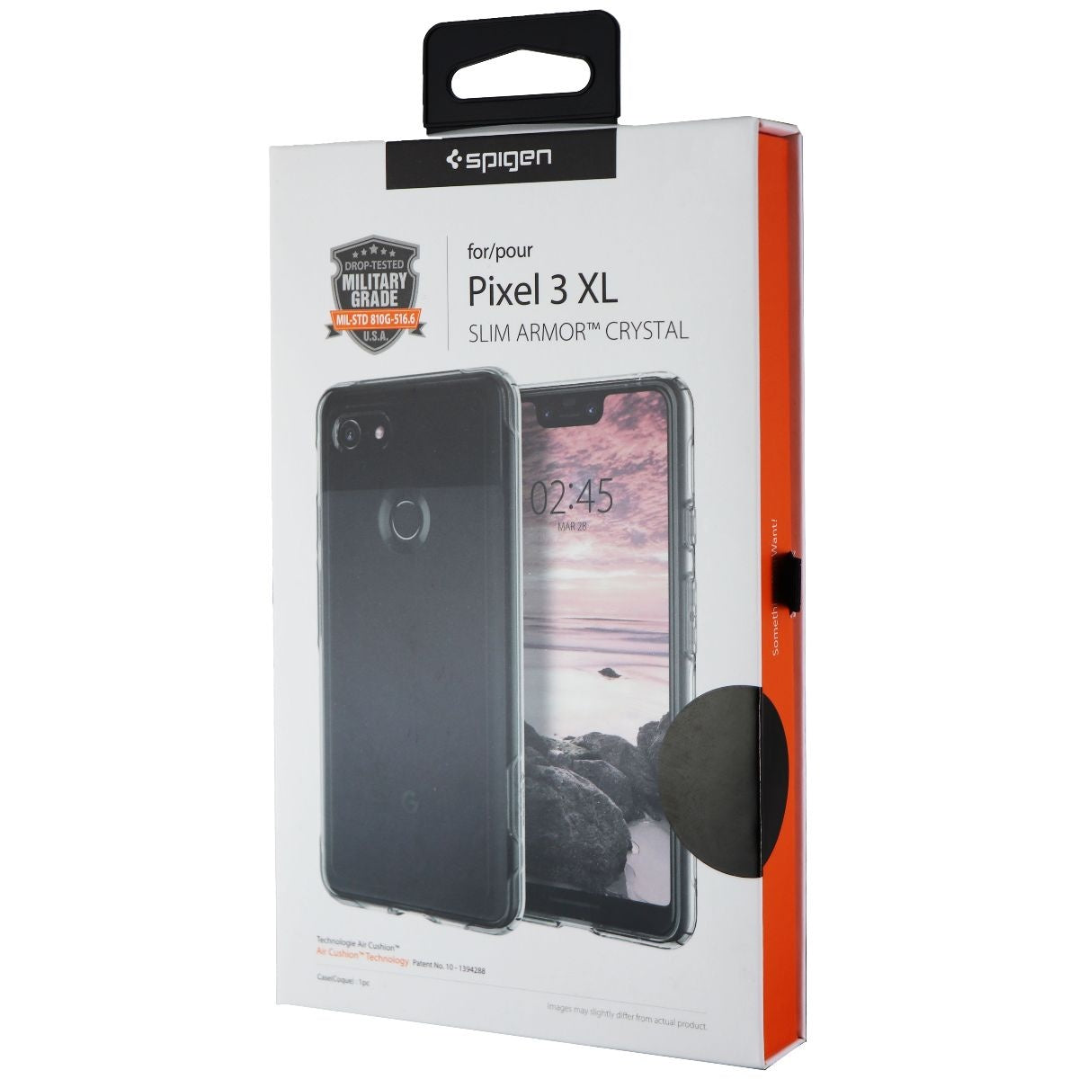 Spigen Slim Armor Crystal Series Hybrid Case for Google Pixel 3 XL - Clear Cell Phone - Cases, Covers & Skins Spigen - Simple Cell Bulk Wholesale Pricing - USA Seller