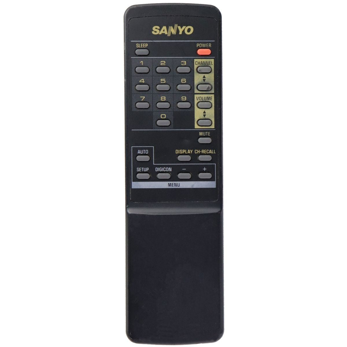 Sanyo Remote Control for Select TVs - Black TV, Video & Audio Accessories - Remote Controls Sanyo - Simple Cell Bulk Wholesale Pricing - USA Seller