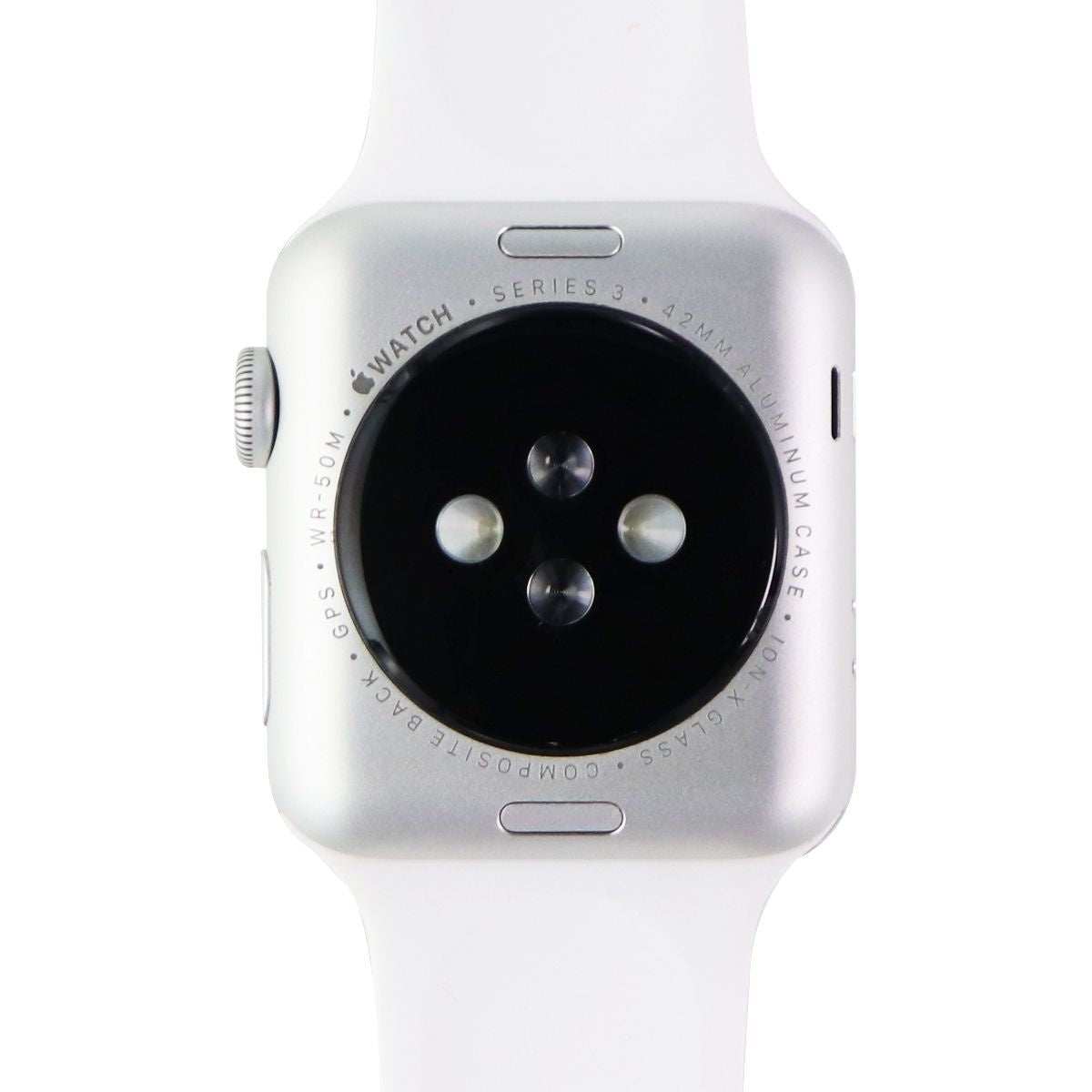 Apple Watch Series 3 (A1859) 42mm (GPS) Silver Aluminum Case / White Sport Band Smart Watches Apple - Simple Cell Bulk Wholesale Pricing - USA Seller