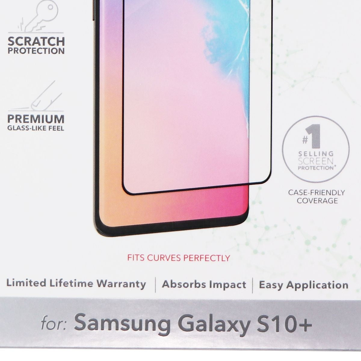 ZAGG InvisibleShield Glass Fusion Screen Protector for Samsung Galaxy (S10+) Cell Phone - Screen Protectors Zagg - Simple Cell Bulk Wholesale Pricing - USA Seller