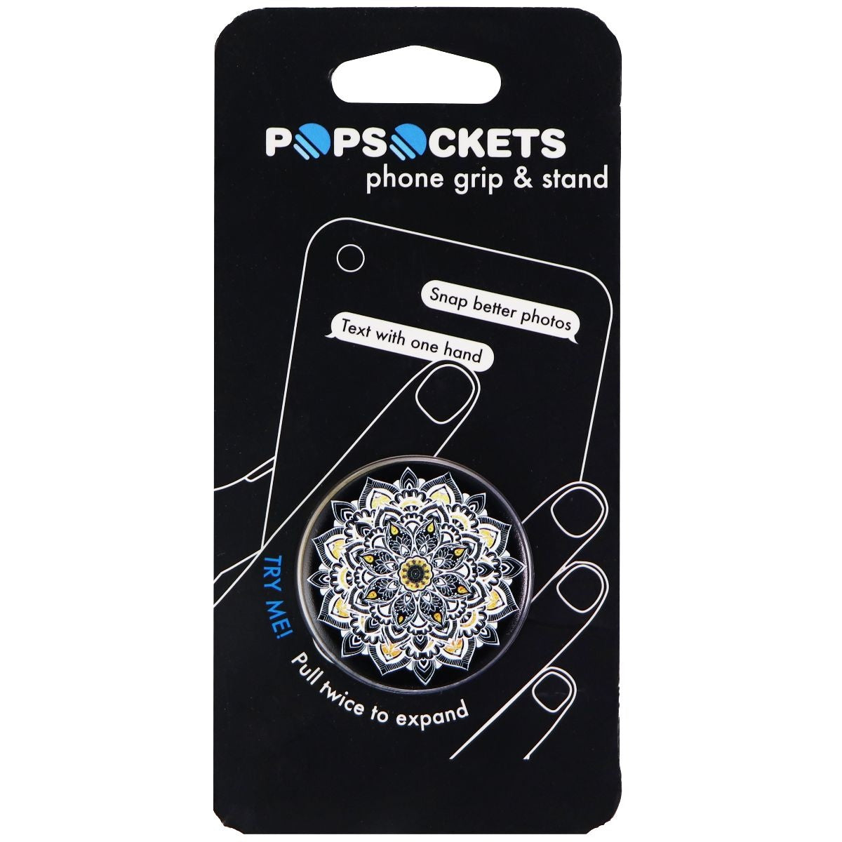 PopSockets (101685) Collapsible Grip & Stand for Phones & Tablets - Golden Lace Cell Phone - Mounts & Holders PopSockets - Simple Cell Bulk Wholesale Pricing - USA Seller