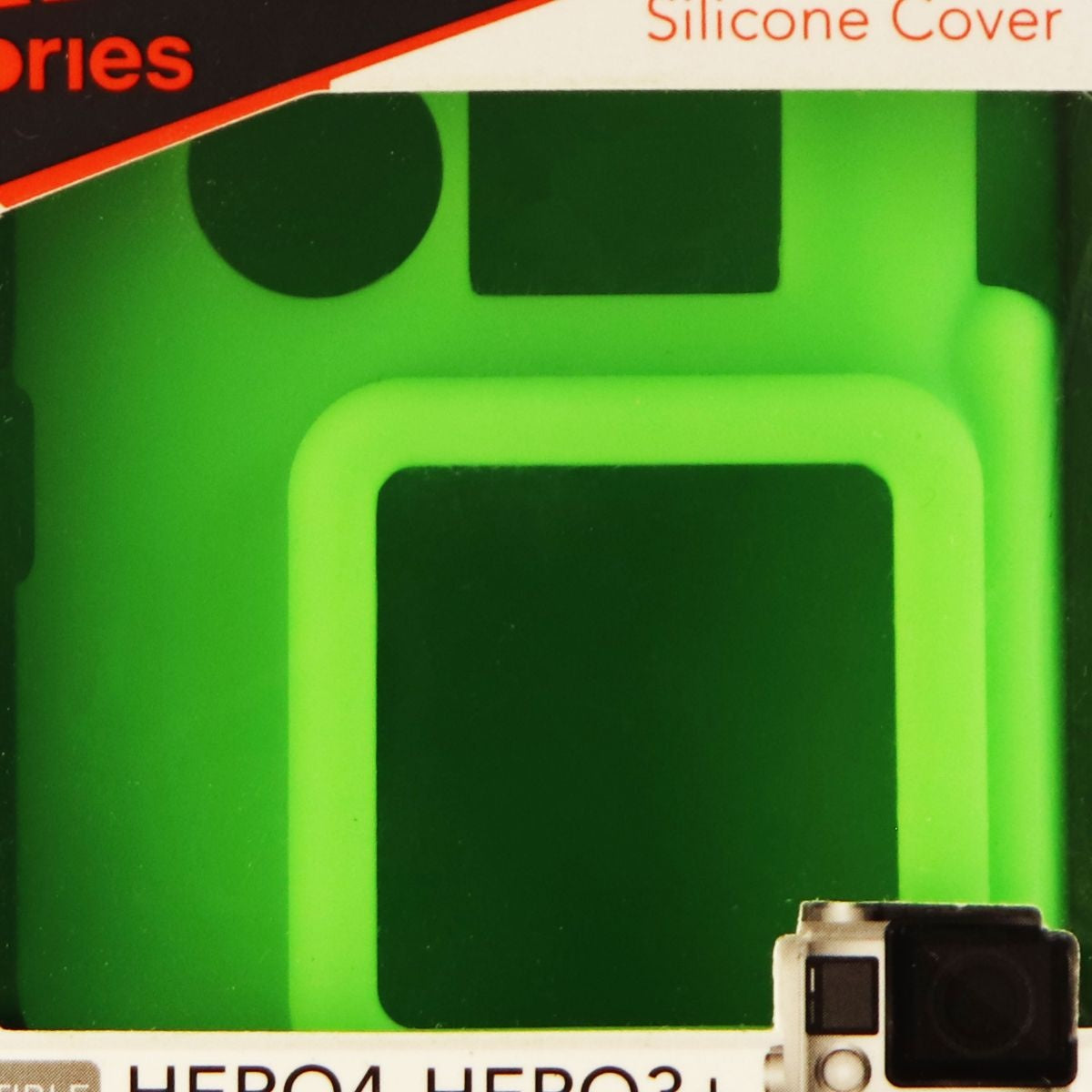 XSories Silicone Cover Case for GoPro Hero, Hero 3, 3+ and Hero 4 - Green Digital Camera - Cases, Bags & Covers XSories - Simple Cell Bulk Wholesale Pricing - USA Seller