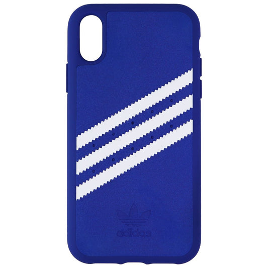 Adidas 3-Stripes Snap Case for Apple iPhone XR - Blue / White Cell Phone - Cases, Covers & Skins Adidas - Simple Cell Bulk Wholesale Pricing - USA Seller