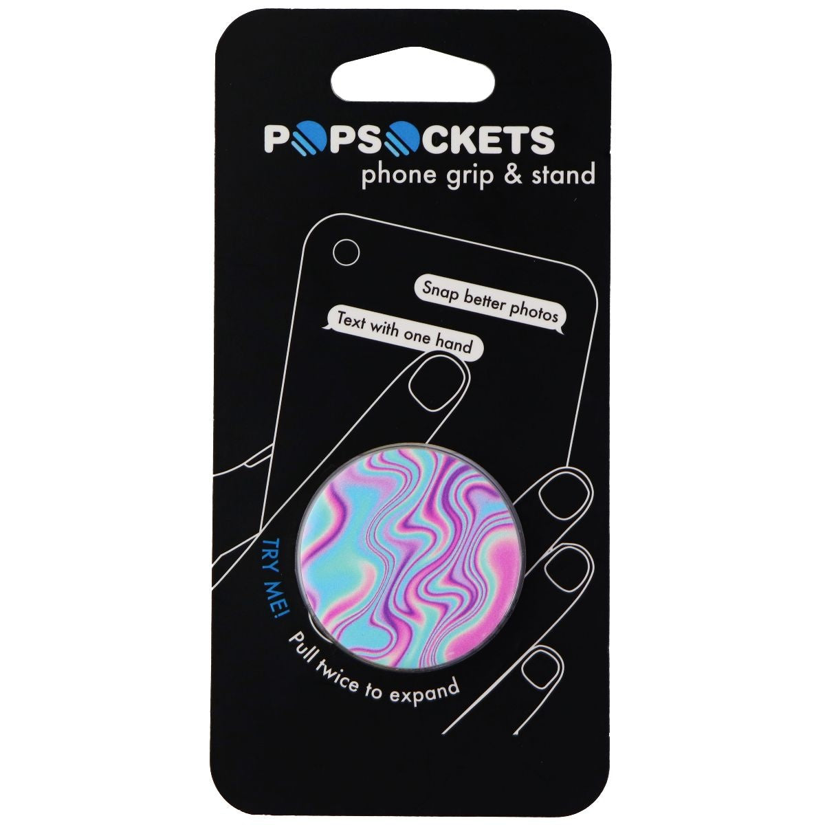 PopSockets Collapsible Grip & Stand for Phones and Tablets - Holographic Cell Phone - Mounts & Holders PopSockets - Simple Cell Bulk Wholesale Pricing - USA Seller