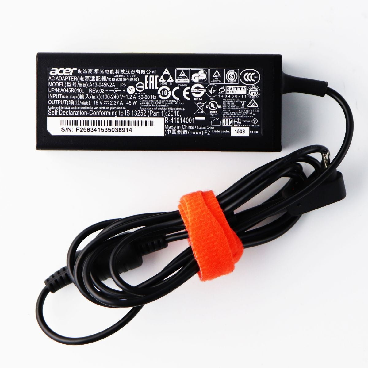 OEM Genuine Replacement Laptop Charger Power Adapter ACER (A13-045N2A) Computer Accessories - Laptop Power Adapters/Chargers Acer - Simple Cell Bulk Wholesale Pricing - USA Seller