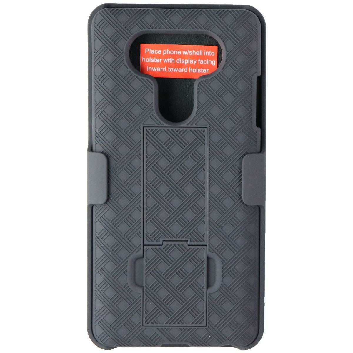 Verizon Hardshell Kickstand Case and Holster Combo for LG V20 - Black (LGV20HOC) Cell Phone - Cases, Covers & Skins Verizon - Simple Cell Bulk Wholesale Pricing - USA Seller