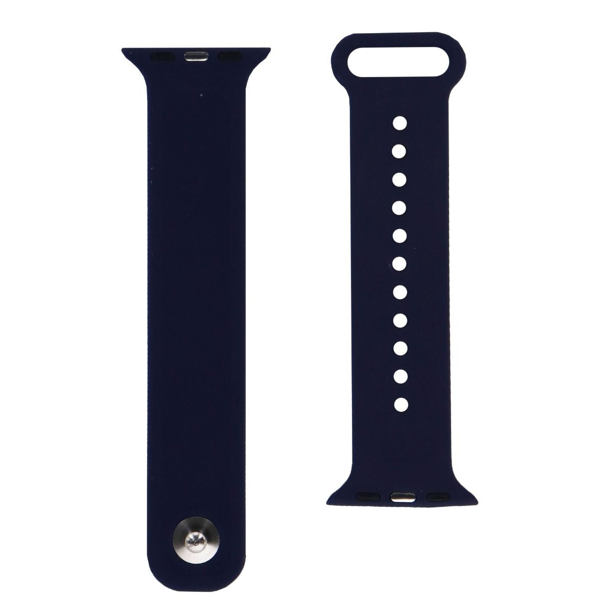 Premium Adjustable Silicone Watch Band for the 42mm Apple Watch - Dark Blue Smart Watch Accessories - Watch Bands Unbranded - Simple Cell Bulk Wholesale Pricing - USA Seller