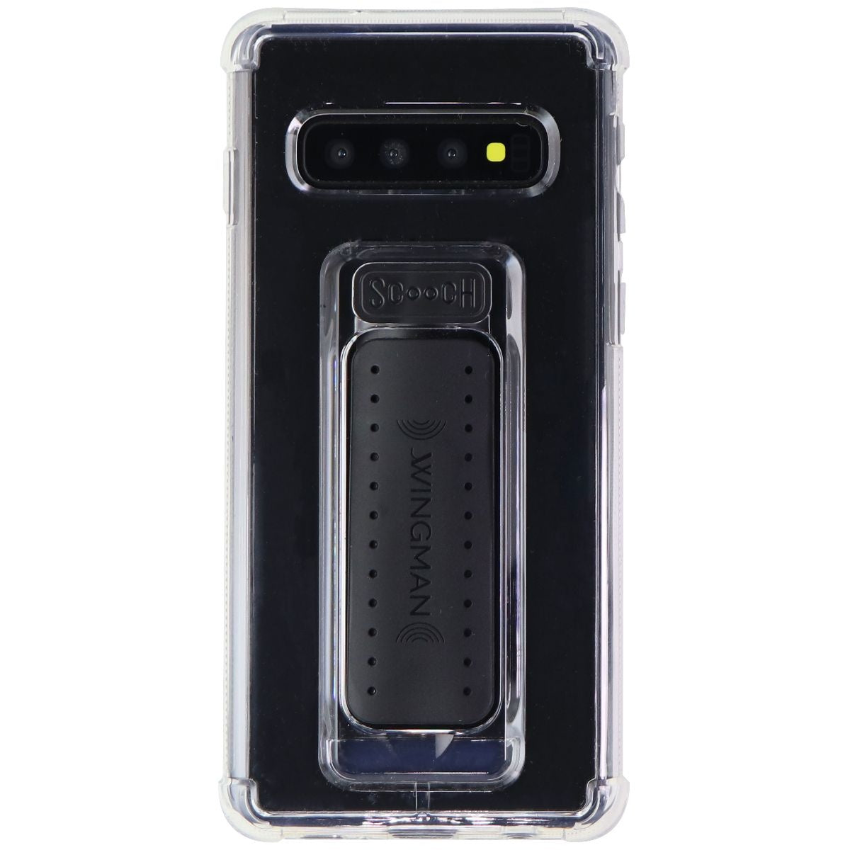 Scooch Wingman Series Protective Case with Kickstand for Galaxy S10 - Clear Cell Phone - Cases, Covers & Skins Scooch - Simple Cell Bulk Wholesale Pricing - USA Seller