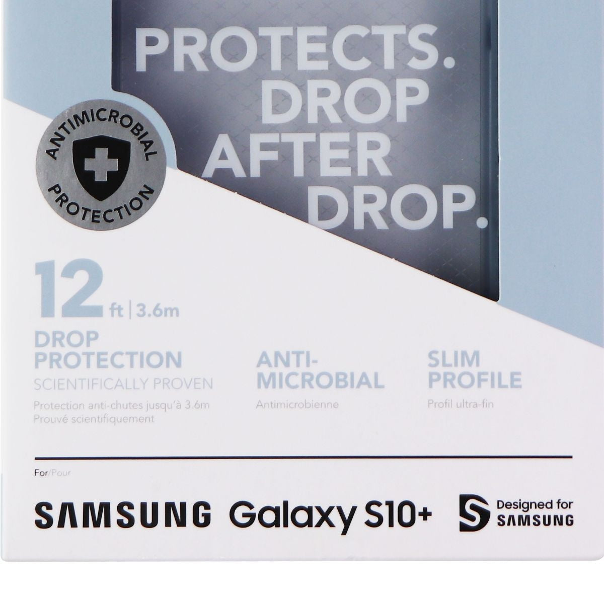 tech21 Evo Check Soft Gel Case for Samsung Galaxy (S10+) - Shark Blue Cell Phone - Cases, Covers & Skins Tech21 - Simple Cell Bulk Wholesale Pricing - USA Seller