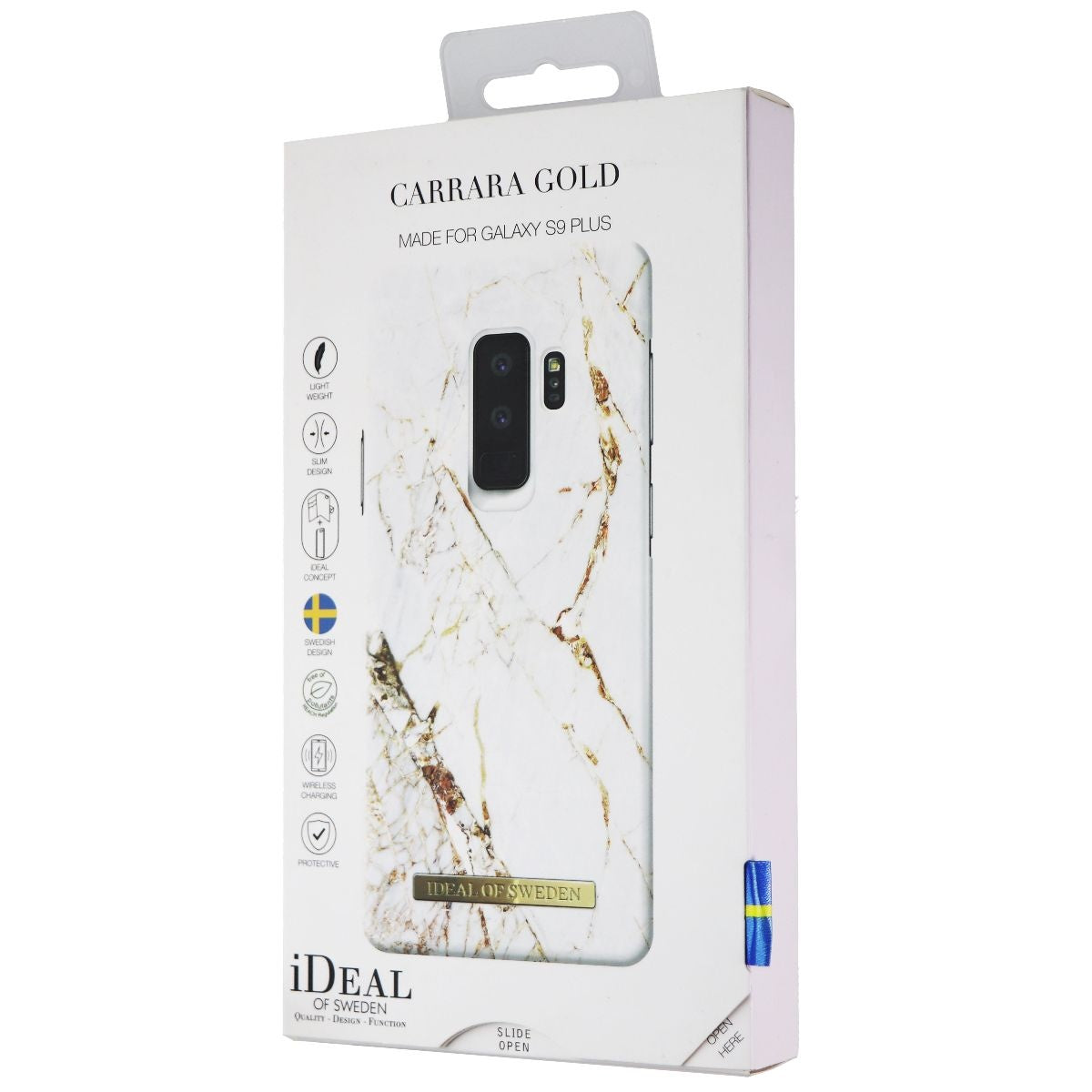 IDeal Of Sweden (SGS9ID) Cell Phone Case for Galaxy S9+ Plus - Carrara Gold Cell Phone - Cases, Covers & Skins iDeal of Sweden - Simple Cell Bulk Wholesale Pricing - USA Seller
