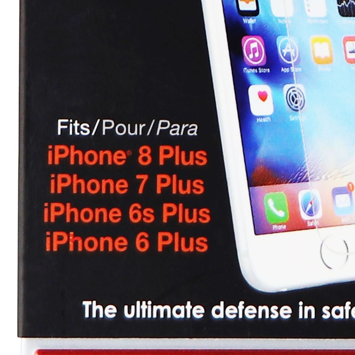 Qmadix Invisible First-Defense 9H Tempered Glass for iPhone 8 Plus/7 Plus Clear Cell Phone - Screen Protectors Qmadix - Simple Cell Bulk Wholesale Pricing - USA Seller