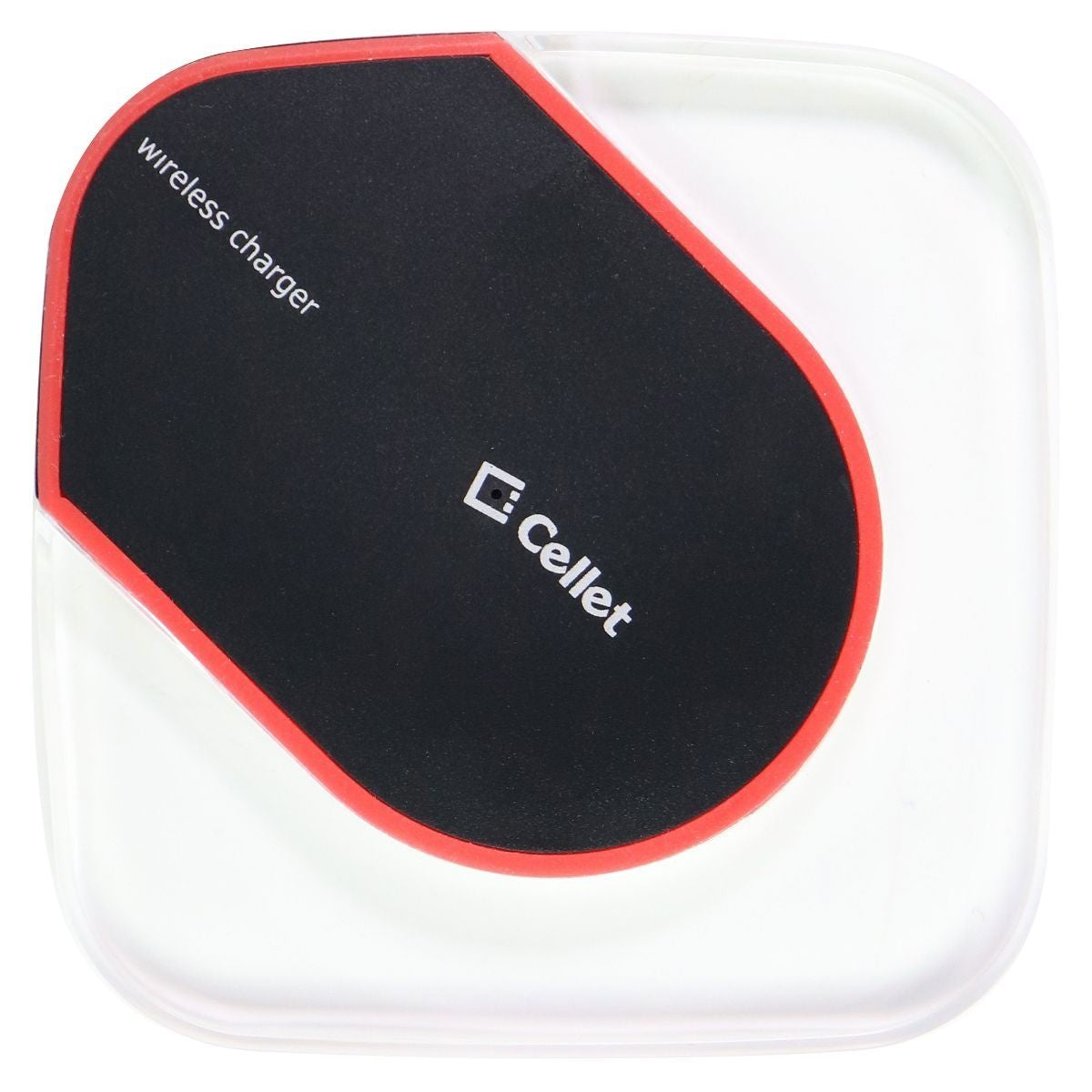 Cellet Qi Wireless Charging Pad for Smartphones - Clear/Black Cell Phone - Chargers & Cradles Cellet - Simple Cell Bulk Wholesale Pricing - USA Seller