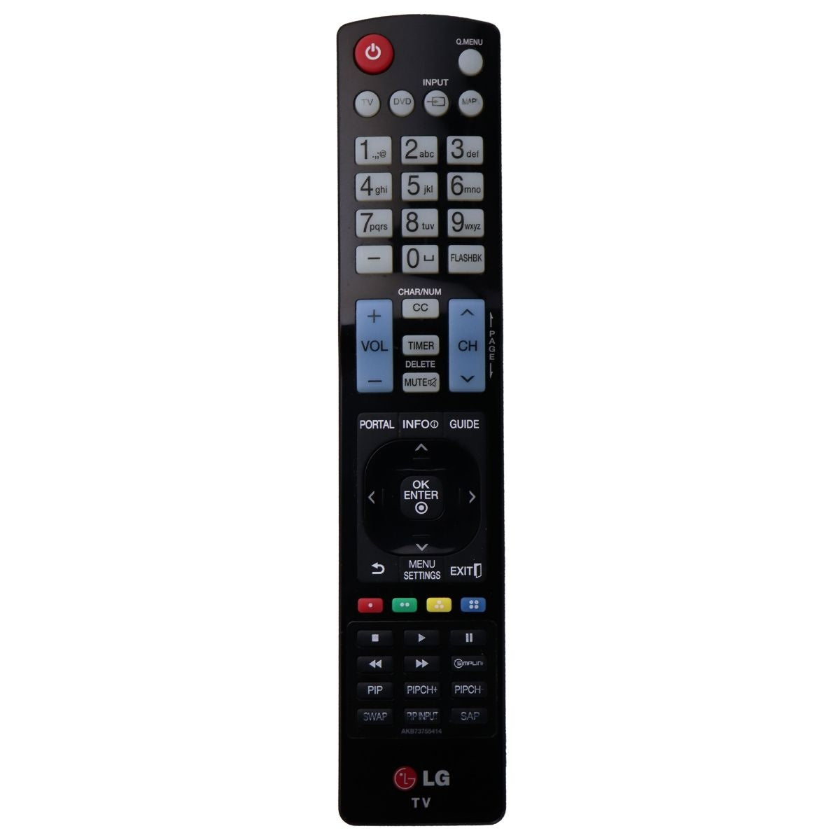 LG Remote Control (AKB73755414) for Select LG TVs - Black TV, Video & Audio Accessories - Remote Controls LG - Simple Cell Bulk Wholesale Pricing - USA Seller