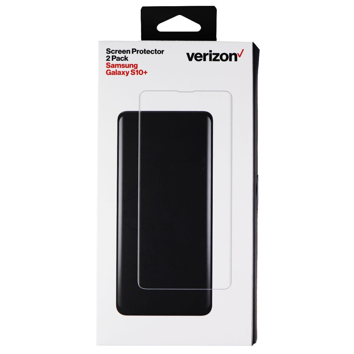 Verizon Screen Protector (2-Pack) for Samsung Galaxy (S10+) - Clear Cell Phone - Screen Protectors Verizon - Simple Cell Bulk Wholesale Pricing - USA Seller